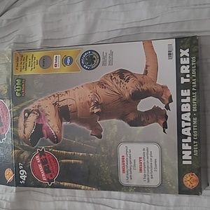 Adult inflatable t-rex costume